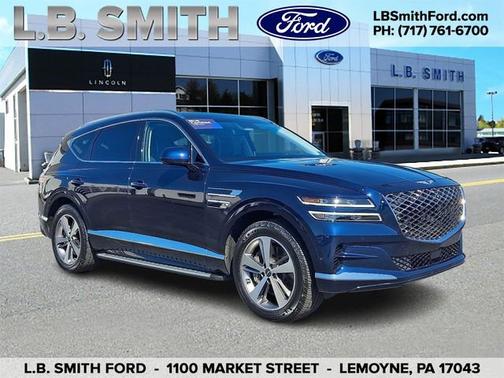 Dark Blue 2021 Genesis GV80 3.5T