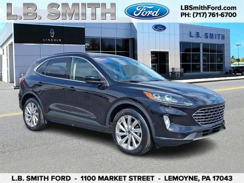 AGATE BLACK METALLIC 2021 Ford Escape TITANIUM