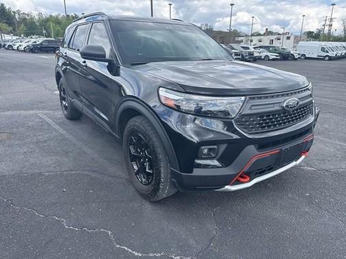 AGATE BLACK METALLIC 2022 Ford Explorer TIMBERLINE