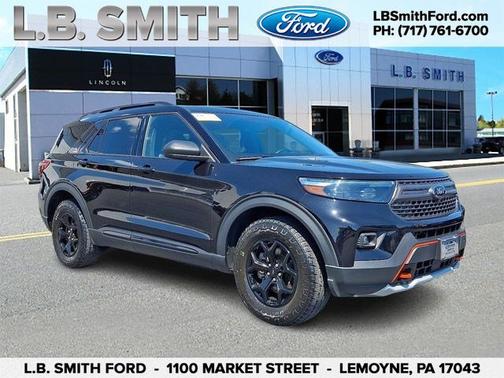 AGATE BLACK METALLIC 2022 Ford Explorer TIMBERLINE