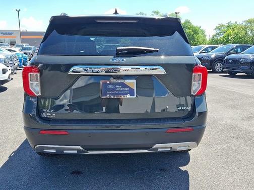 FORGED GREEN METALLIC 2022 Ford Explorer XLT