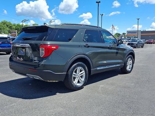 FORGED GREEN METALLIC 2022 Ford Explorer XLT