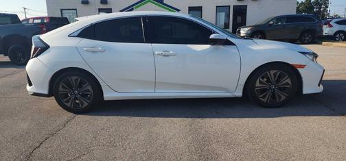 White Orchid Pearl 2018 Honda Civic EX CVT