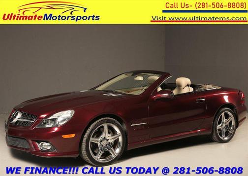 designo Mystic Red 2012 Mercedes-Benz SL-Class 2012 SL 550 CONVERTIBLE NAV PANO MASSAGE 65K MLS
