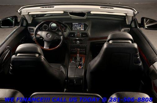 Black 2011 Mercedes-Benz E-Class 2011 E 550 P2 CONVERTIBLE NAV SPORT HARMAN 72K MLS