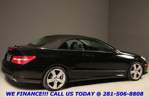 Black 2011 Mercedes-Benz E-Class 2011 E 550 P2 CONVERTIBLE NAV SPORT HARMAN 72K MLS