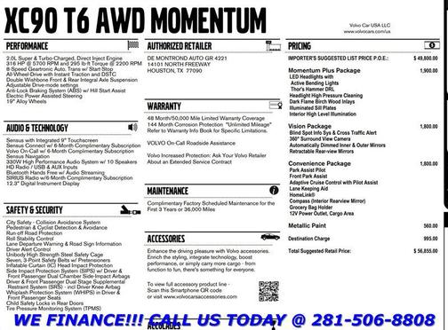 2016 Volvo XC90 T6 Momentum