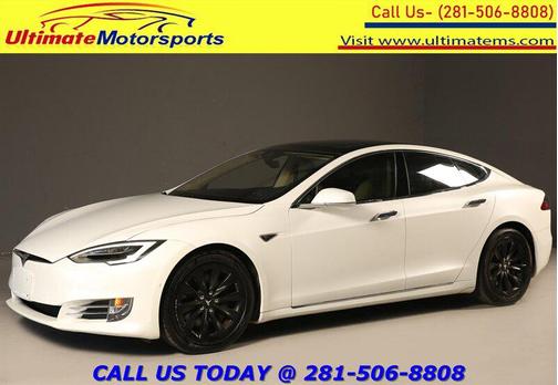 Pearl White Multi-Coat 2016 Tesla Model S 90D