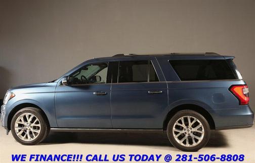 Blue Metallic 2018 Ford Expedition Max Limited