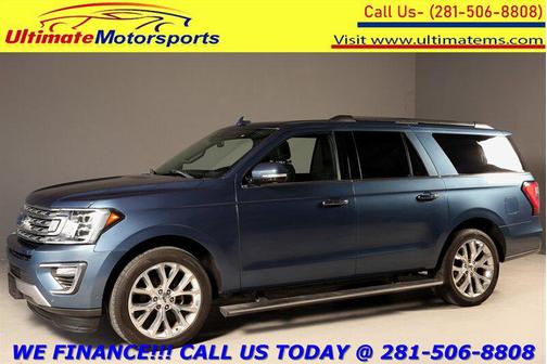 Blue Metallic 2018 Ford Expedition Max Limited