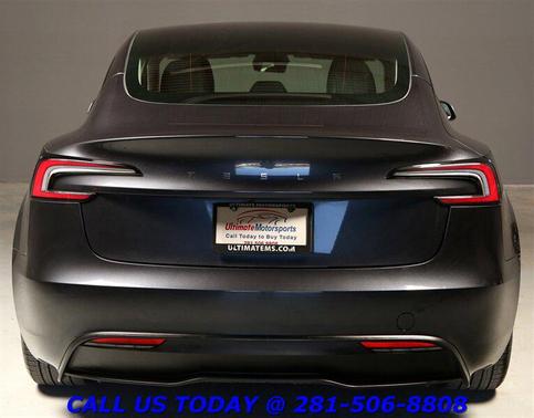 Stealth Gray 2025 Tesla Model 3 Long Range