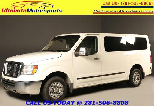 Glacier White 2017 Nissan NV Passenger NV3500 HD SV V6