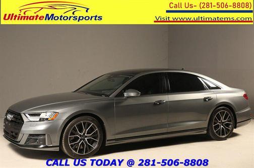 Monsoon Gray Metallic 2021 Audi A8 L 60