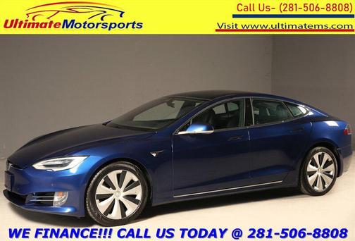 Deep Blue Metallic 2021 Tesla Model S Long Range Plus