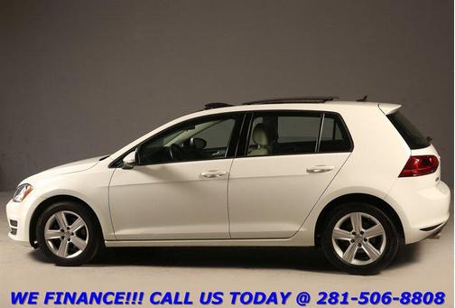 Pure White 2017 Volkswagen Golf TSI Wolfsburg Edition 4-Door