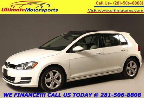 Pure White 2017 Volkswagen Golf TSI Wolfsburg Edition 4-Door