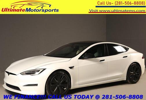 Pearl White Multi-Coat 2022 Tesla Model S Dual Motor All-Wheel Drive