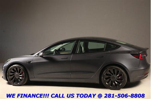 Midnight Silver Metallic 2021 Tesla Model 3 Performance
