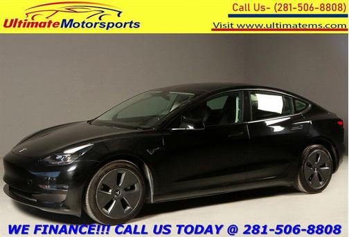 Solid Black 2023 Tesla Model 3 Standard Range