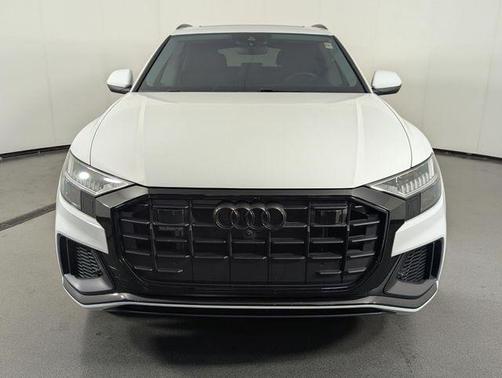 White 2023 Audi Q8 55 Premium Plus