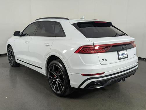 White 2023 Audi Q8 55 Premium Plus