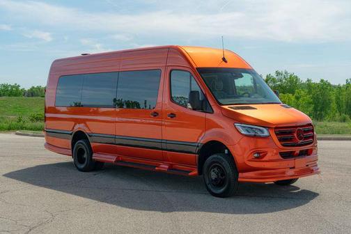 Orange 2024 Mercedes-Benz Sprinter 3500XD High Roof