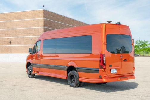 Orange 2024 Mercedes-Benz Sprinter 3500XD High Roof