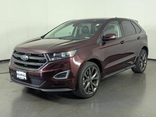 Burgundy Velvet Metallic Tinted Clearcoat 2018 Ford Edge Sport