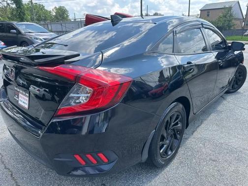 Black 2017 Honda Civic EX