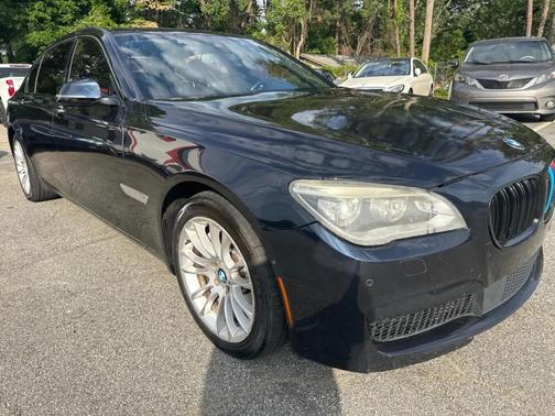 Blue 2014 BMW 750 Li xDrive