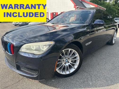 Blue 2014 BMW 750 Li xDrive