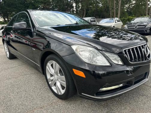 Black 2012 Mercedes-Benz E-Class 2dr Cpe E 350 RWD