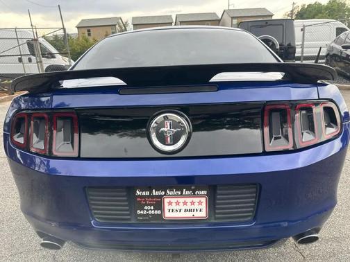 Blue 2014 Ford Mustang V6