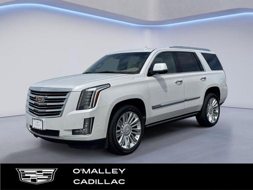 Crystal White Tricoat 2020 Cadillac Escalade Platinum