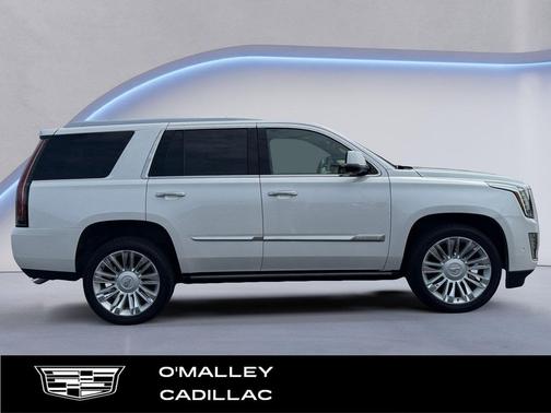 Crystal White Tricoat 2020 Cadillac Escalade Platinum