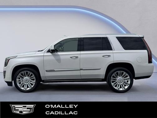Crystal White Tricoat 2020 Cadillac Escalade Platinum