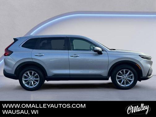 Solar Silver Metallic 2025 Honda CR-V EX AWD