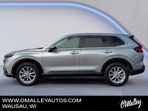 Solar Silver Metallic 2025 Honda CR-V EX AWD