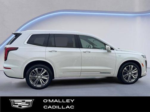 Crystal White Tricoat 2025 Cadillac XT6 Premium Luxury AWD