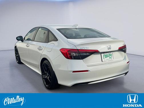 Platinum White Pearl 2024 Honda Civic Sport