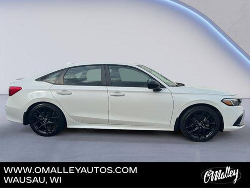 Platinum White Pearl 2024 Honda Civic Sport