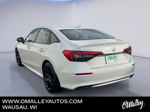 Platinum White Pearl 2024 Honda Civic Sport