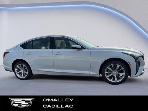 Vibrant White Tricoat 2026 Cadillac CT5 Premium Luxury