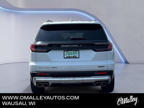 White Frost Tricoat 2024 GMC Acadia Denali