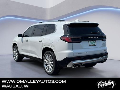 White Frost Tricoat 2024 GMC Acadia Denali