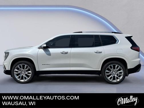 White Frost Tricoat 2024 GMC Acadia Denali