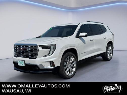 White Frost Tricoat 2024 GMC Acadia Denali