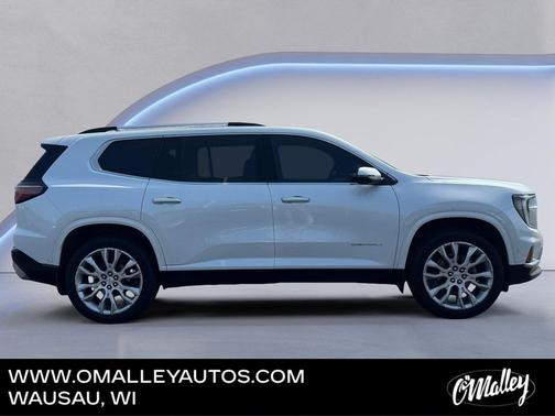 White Frost Tricoat 2024 GMC Acadia Denali