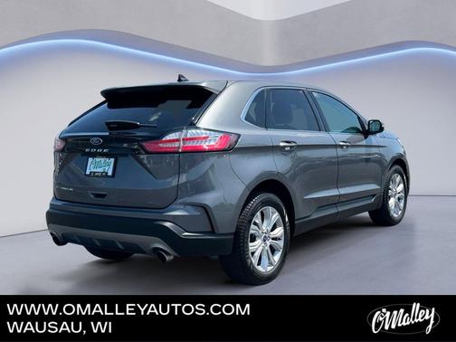 Carbonized Gray Metallic 2021 Ford Edge Titanium