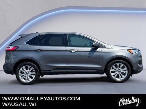Carbonized Gray Metallic 2021 Ford Edge Titanium